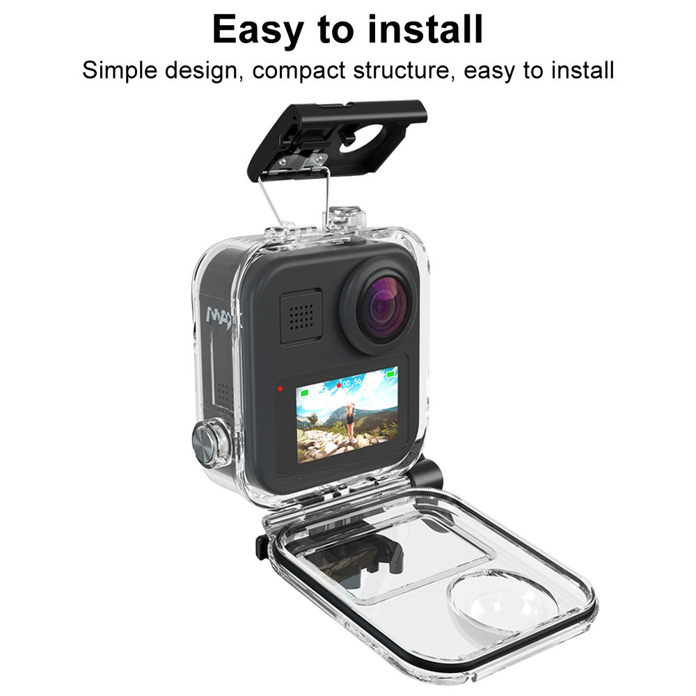 Waterproof Housing Case for Gopro Max Action Camera Diving Protective Shell Accessories