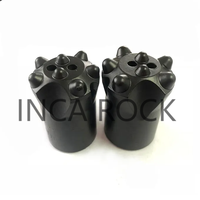 Foret conique en acier inoxydable 34 mm, 7 dents, 7.11.12 degrés, 0711x7 pour outil de forage minier du charbon