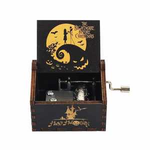 Caja de música de madera con manivela, amor, mamá y papá, eres mi sol, Navidad, regalo de San Valentín - Product Image 4