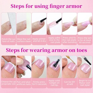 Prensa francesa en las <span class=keywords><strong>uñas</strong></span>, juego de <span class=keywords><strong>manos</strong></span> <span class=keywords><strong>y</strong></span> <span class=keywords><strong>pies</strong></span>, 288 Uds., verano, debe tener una cubierta completa mate, juego de <span class=keywords><strong>uñas</strong></span> reutilizable de aspecto Natural Super Fit - Product Image 3