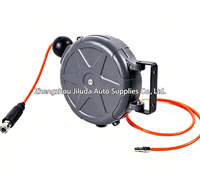 Enrouleur de tuyau d'air rétractable automatique JLD 10m/12m, fixation murale, enroulement automatique, tuyau en PU, ensemble boîte à outils pour garage et atelier