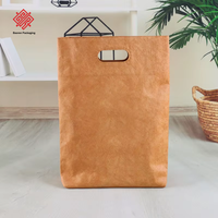 Sac en papier Tyvek écologique Baoren, logo personnalisé, réutilisable, résistant à l'eau, recyclable, sac de pique-nique personnalisé à la mode
