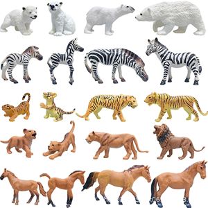 Ensemble d'<span class=keywords><strong>animaux</strong></span> pour enfants, jouet éducatif précoce, modèle <span class=keywords><strong>de</strong></span> simulation cognitive, <span class=keywords><strong>ferme</strong></span>, tigre, lion - Product Image 4