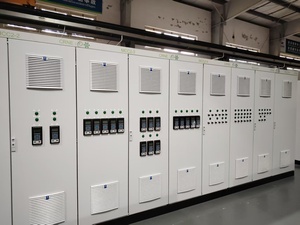Armoire de commande PLC en acier avec panneau de moteur AC, équipement électrique - Product Image 1