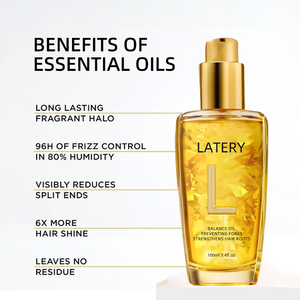 Commercio all'ingrosso della fabbrica etichette personalizzate 100ml 2 in 1 olio per la cura del cuoio capelluto idratante secco olio per capelli essenza di riparazione nutriente - Product Image 5