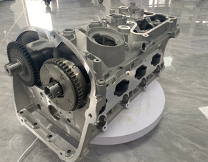 Testa del cilindro ricambi Auto con valvola per AUDI A3 A4 <span class=keywords><strong>A5</strong></span> Q3 1.8 <span class=keywords><strong>TFSI</strong></span> 2.0 <span class=keywords><strong>TFSI</strong></span> VW BEETLE GOLF PASSAT TIGUAN EA888 II CDAA 06 h103063m - Product Image 1