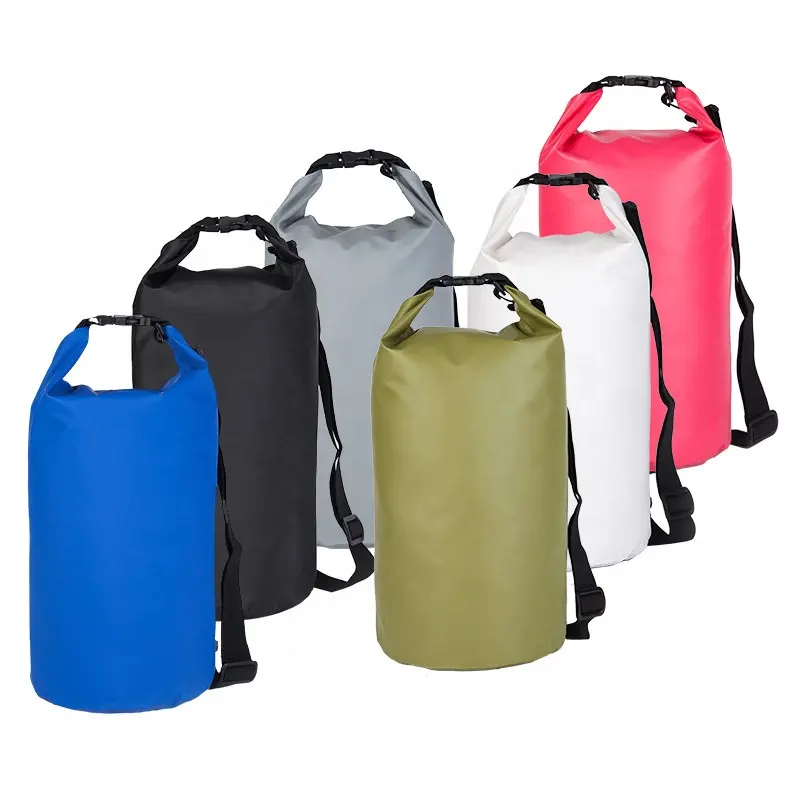 صغيرة جميلة كتي Drybag 2L 3L 5L10L 15L 20L 30L 40L 50L 60L 80L 100L القماش المشمع حقيبة حقيبة جافة الصيد سوب كاياك لفة أعلى حقيبة