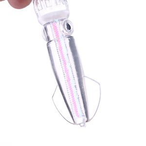 Spedizione gratuita HENGJAI di alta qualità 5 pz/borsa bagliore luminoso pesca esca morbida calamaro polpo gonne esche esche - Product Image 3