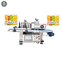 Machine d'étiquetage de bureau électrique semi-automatique PLC pour pots et tubes cosmétiques, petites bouteilles rondes
