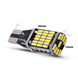 Led Reversing <b>Light</b> T15 4014 45Smd High <b>Brightness</b> Car Tail <b>Light</b> <b>Bulb</b> - Product Image 2