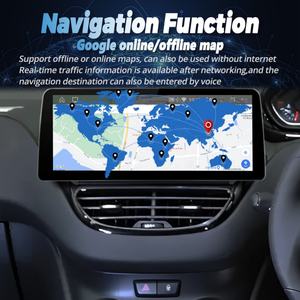 Autoradio avec écran 12,3 pouces, Android 13, lecteur vidéo, stéréo pour Peugeot 2008 208 Série 2012-2018, GPS, multimédia, Carplay, unité principale - Product Image 2