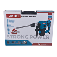 Marteau perforateur industriel BYT-3204 2000W 3 en 1 : perceuse à percussion, burineur et démoliteur avec mandrin à changement rapide