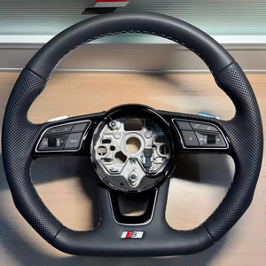 Accessoires de voiture pour <span class=keywords><strong>Audi</strong></span> A3 RS3 A4 RS4 A5 RS5 A6 A7, volant en cuir et fibre de carbone, écran LED, intérieur 2021 2022 <span class=keywords><strong>2023</strong></span> 2024 - Product Image 3