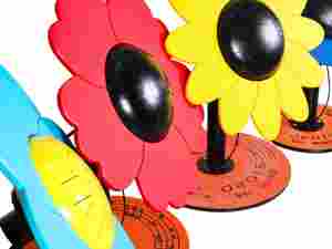 4 Tipos de Tambores de Metal em Forma de Flor para Equipamentos de Playground - Product Image 3