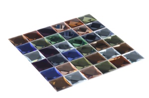 Luxe mur art décoration maison modèle en pierre naturelle <span class=keywords><strong>prix</strong></span> par <span class=keywords><strong>mètre</strong></span> <span class=keywords><strong>carré</strong></span> irisé couleur verre arc-en-ciel mosaïque - Product Image 6