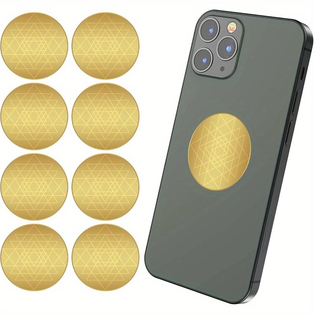 Anti-Radiation EMF Blocker Sticker for Home Use Eco-Friendly Metal Material