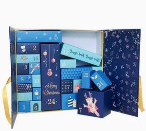 Scatole Regalo di Natale di Lusso Personalizzate da 24 Pezzi con <span class=keywords><strong>Calendario</strong></span> dell'Avvento, Design Portatile Impermeabile e Fodera in Spugna - Product Image 2