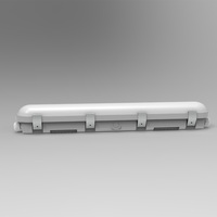 Luminaire LED Tri-proof 4 pieds à haute luminosité, connectable, avec connexion rapide et sans joint, étanche, pour garage et atelier, fixation linéaire au plafond