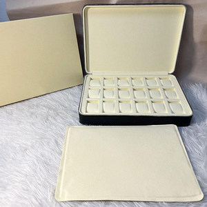 Factory Direct Luxury 18 Slots Leather Watch <b>Box</b> Green Brand Watch Storage Organizer Custom Logo Watch <b>Display</b> <b>Box</b> - Product Image 3