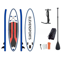 ELEVENSPORTS Planche de paddle gonflable pliable, planche de surf souple, planche de SUP gonflable