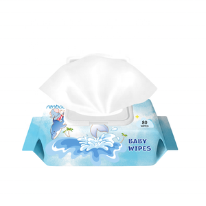 Lingettes désinfectantes pour bébé, Logo personnalisé, lingettes pour visage et bouche pour bébés, écologiques, lot de 100 pièces, GSM, sac de voyage, bonne qualité - Product Image 2