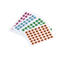 NOUVEAU OEM 3mm-12mm 50Pcs Yeux de leurres de pêche en résine 5D 4 couleurs Yeux de poisson réalistes pour la fabrication de leurres DIY, jig head et montage de mouches