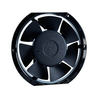 Ventilateur axial de refroidissement en alliage d'aluminium étanche IP68, 172 mm, 220 V CA, haut débit d'air (CFM), moteur 100 % cuivre, double roulement à billes, certifié CE, OEM/ODM