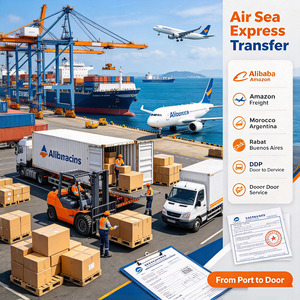 Alibaba Amazon Spediteur nach Marokko Argentinien <span class=keywords><strong>Rabat</strong></span> Buenos Aires DDP Luft- und Seefracht Express Tür-zu-Tür Logistik-Service - Product Image 4