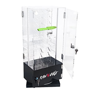 Logo personalizzato girevole in acrilico trasparente pieghevole espositore coltelli da collezione espositore - Product Image 2