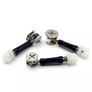 Furniture Fastener Eccentric Wheel Connector Nut <b>Lock</b> Zinc Alloy Eccentric Carbon Steel Connecting Bolt Furniture <b>Cabinet</b> Screw - Product Image 6