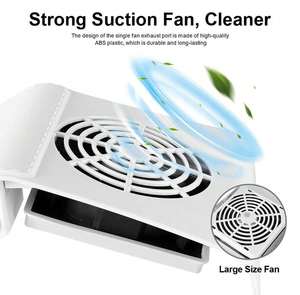 Potente ventilador <span class=keywords><strong>de</strong></span> polvo para <span class=keywords><strong>uñas</strong></span> <span class=keywords><strong>Limpiador</strong></span> <span class=keywords><strong>de</strong></span> <span class=keywords><strong>uñas</strong></span> acrílico Extractor <span class=keywords><strong>de</strong></span> polvo Colector <span class=keywords><strong>de</strong></span> polvo para <span class=keywords><strong>uñas</strong></span> Aspiradora con almohadilla para Reposabrazos <span class=keywords><strong>de</strong></span> manicura - Product Image 2