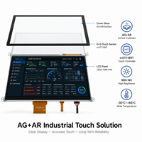 Modul Layar LCD IPS TFT Sentuh Kapasitif 15.6 inci 1920x1080 LVDS G+G Multi-Touch AG+AR 900Nits -30C~+85C Tertanam