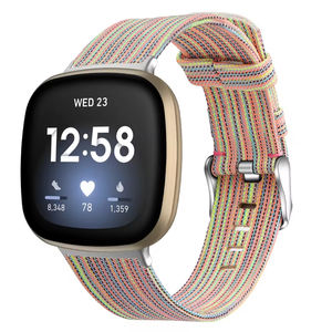 <span class=keywords><strong>Bracelet</strong></span> tissé en toile 9 couleurs <span class=keywords><strong>Bracelet</strong></span> de remplacement pour femmes et hommes Ceinture en nylon pour <span class=keywords><strong>Fitbit</strong></span> <span class=keywords><strong>Versa</strong></span> <span class=keywords><strong>3</strong></span> Band - Product Image 4