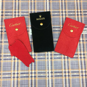 Bolsa de Embalaje para Joyería de Terciopelo Suave al Tacto, Tipo Sobre, para Relojes, Precio de Fábrica - Product Image 3