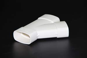 Raccord en T à angle décalé en <span class=keywords><strong>PVC</strong></span> Zhongcai 55*30 pour tube plat, durable, pour branche de pipeline - Product Image 3