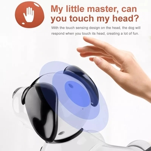 Perro Robot Inteligente con IA, Responde al Tacto/Alimentación, Programable, Cuenta Historias y Baila, Ajuste <span class=keywords><strong>de</strong></span> Volumen, Alerta <span class=keywords><strong>de</strong></span> Batería Baja, Juguete para Mascotas - Product Image 4