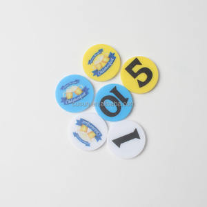Pièce de <span class=keywords><strong>jeton</strong></span> de jeu coloré en <span class=keywords><strong>plastique</strong></span> de boisson d'impression personnalisée de haute qualité - Product Image 5