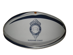 Balón de rugby tamaño 5 de unión de alta calidad, súper agarre, diseño de goma PU totalmente duradero, cosido a mano para todo tipo de clima - Product Image 3