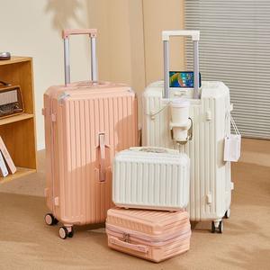 Trolly çanta valiz bagaj setleri çocuklar için bagaj binmek seyahat kontrol çanta bagaj 24 inç Anti çatlak seyahat çantası - Product Image 4