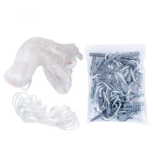 Kích Thước Tùy Chỉnh <span class=keywords><strong>0.6Mm</strong></span> Nylon Trong Suốt Nhựa Net 30X30Mm Mèo An Toàn Ban Công Bảo Vệ Net - Product Image 4