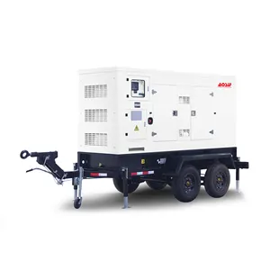 가정 사용을 위한 디젤 엔진 발전기 60kv 100kva 휴대용 비상 전원 genset