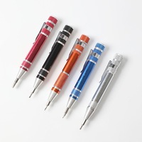 Tournevis de poche portable 8-en-1 pour réparation DIY, léger, en aluminium anodisé, micro-tournevis de précision, outil manuel