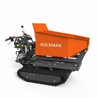 Mini chargeur auto-chargé 500KG Caterpillar Track Crawler Hi-Tip Camion à benne basculante à essence à vendre