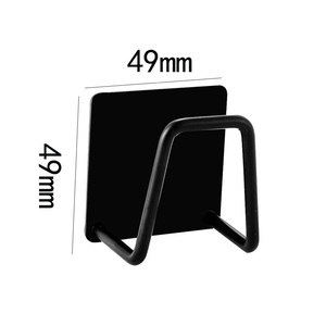 Soporte de Esponja Multifuncional de Acero Inoxidable SUS304, Resistente al Óxido y al Agua, Sin Plegado, Sin Perforación, para Montar en la Pared de la Cocina - Product Image 3