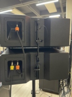Système de sonorisation Line Array professionnel actif 10 pouces, ensemble 4+2, caisson de basses 18 pouces, aimant néodyme, 135 dB SPL, haut-parleur pour performance scénique