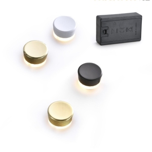 Gabinetes de lujo modernos con manija de un solo orificio, mesita de noche, característica sensible al tacto iluminada, venta al por mayor para dormitorio, tocador de baño - Product Image 5