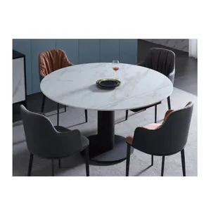 China Dinning Table Manufacturer rotary table dining tables with modern inlay Wholesale