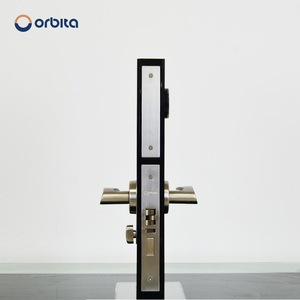2025 nhà sản xuất hàng đầu trực tiếp điện thông minh Intertek an ninh khách sạn thép không gỉ chia phòng khách sạn cửa xử lý khóa - Product Image 5