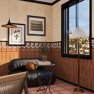 Azulejo de línea de cintura esmaltada de estilo Retro moderno estilo Nanyang 300X600 azulejo de baño y azulejo de pared y suelo de <span class=keywords><strong>cocina</strong></span> de estilo francés - Product Image 2
