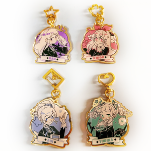 SQ Acrylic Keychain Custom Cute Acrylic Charm Uv Printing Plastic Key Chains Custom Quick Sample High Transparency OEM&ODM